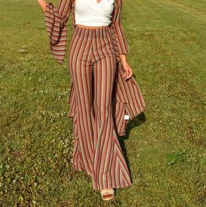 LAST REDUCTION BEFORE DONATION  Esmeralda knit flare pants from Judith March M